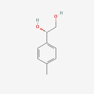 molecular formula C9H12O2 B12086038 1,2-Ethanediol, 1-(4-methylphenyl)-, (1S)- CAS No. 139016-20-9