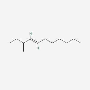 molecular formula C12H24 B12086043 4-Undecene, 3-methyl-, (E)- CAS No. 74630-59-4