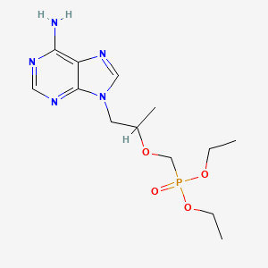 molecular formula C13H22N5O4P B12086060 9-[2-(Diethylphosphonomethoxy)propyl] Adenine 