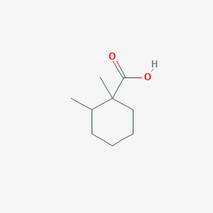 molecular formula C9H16O2 B12086081 1,2-Dimethylcyclohexane-1-carboxylic acid CAS No. 76522-33-3