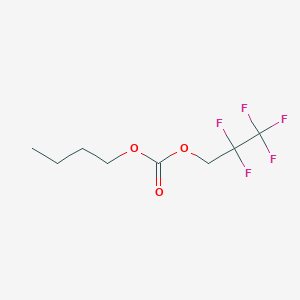 molecular formula C8H11F5O3 B12086188 Butyl 2,2,3,3,3-pentafluoropropyl carbonate 