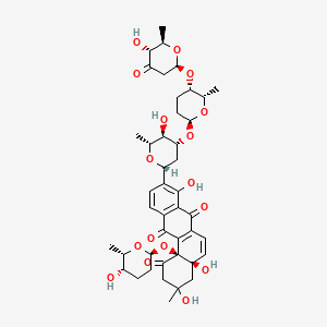 molecular formula C43H54O17 B1208619 Kerriamycin A CAS No. 98474-20-5