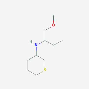 molecular formula C10H21NOS B12086249 N-(1-methoxybutan-2-yl)thian-3-amine 