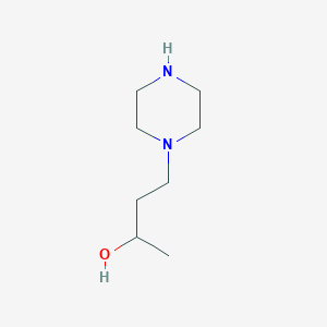 molecular formula C8H18N2O B12086251 4-(Piperazin-1-yl)butan-2-ol CAS No. 71322-79-7