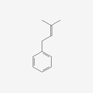 molecular formula C11H14 B1208629 (3-Methyl-2-butenyl)benzene CAS No. 4489-84-3