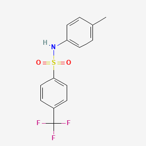 molecular formula C14H12F3NO2S B12086315 N-(4-methylphenyl)-4-(trifluoromethyl)benzenesulfonamide 