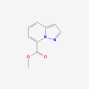 molecular formula C9H8N2O2 B12086333 Methyl pyrazolo[1,5-a]pyridine-7-carboxylate 
