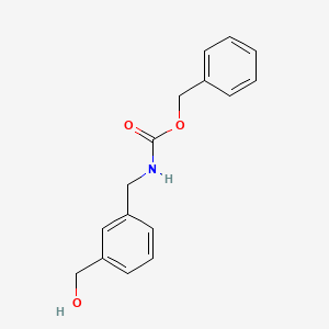 molecular formula C16H17NO3 B12086335 Cbz-(3-(aminomethyl)phenyl)methanol 
