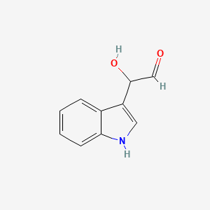 molecular formula C10H9NO2 B1208638 3-Indoleglycolaldehyde 