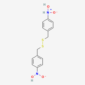 molecular formula C14H15N2O4S2- B12086433 Disulfide,bis[(4-nitrophenyl)methyl] 