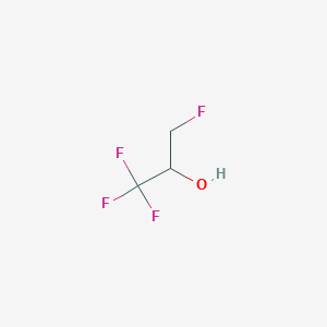 molecular formula C3H4F4O B12086437 1,1,1,3-Tetrafluoropropan-2-ol CAS No. 111290-34-7