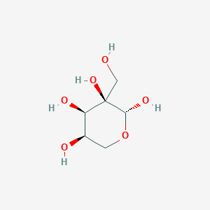 molecular formula C6H12O6 B1208645 beta-D-Hamamelopyranose CAS No. 4983-62-4