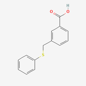 molecular formula C14H12O2S B12086499 3-[(Phenylsulfanyl)methyl]benzoic acid CAS No. 30082-36-1