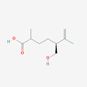 (5R)-6-Hydroxy-5-isopropenyl-2-methylhexanoate