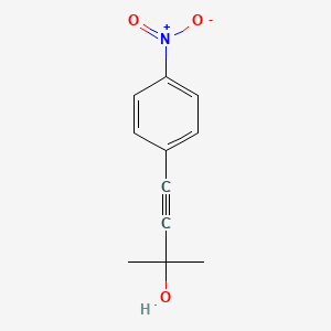 molecular formula C11H11NO3 B12086533 2-Methyl-4-(4-nitrophenyl)but-3-yn-2-ol CAS No. 33432-53-0
