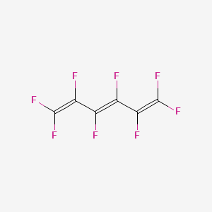 molecular formula C6F8 B12086588 1,3,5-Hexatriene, octafluoro- 