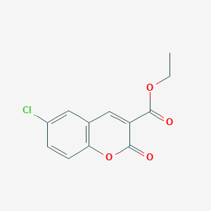 molecular formula C12H9ClO4 B1208660 Ethyl 6-chloro-2-oxo-2H-chromene-3-carboxylate CAS No. 70384-80-4