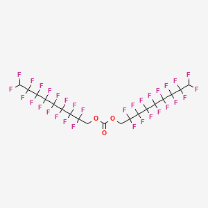 molecular formula C19H6F32O3 B12086614 Bis(1H,1H,9H-perfluorononyl) carbonate 