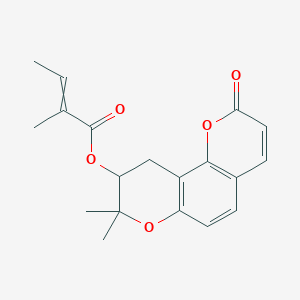 molecular formula C19H20O5 B1208664 Selinidin 