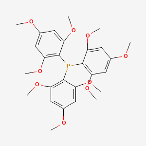 molecular formula C27H33O9P B1208668 Tris(2,4,6-trimethoxyphenyl)phosphine CAS No. 91608-15-0