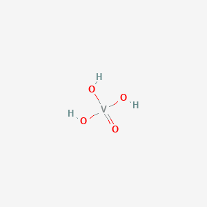 molecular formula H3O4V B1208672 Vanadic acid 