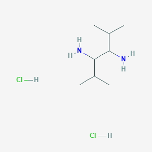 molecular formula C8H22Cl2N2 B12086758 (3S,4S)-2,5-Dimethylhexane-3,4-diamine dihydrochloride CAS No. 1092953-41-7