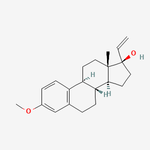 molecular formula C21H28O2 B1208676 17-乙烯雌二醇 3-甲基醚 CAS No. 6885-48-9