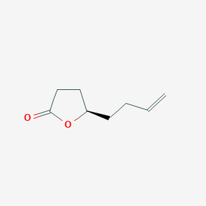 molecular formula C8H12O2 B12086840 (R)-5-(But-3-en-1-yl)dihydrofuran-2(3H)-one CAS No. 110793-80-1