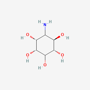 molecular formula C6H13NO5 B1208687 Myo-inosamine CAS No. 52645-68-8