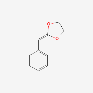 molecular formula C10H10O2 B12086895 2-Benzylidene-1,3-dioxolane CAS No. 4362-17-8
