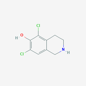 molecular formula C9H9Cl2NO B12086897 5,7-Dichloro-1,2,3,4-tetrahydroisoquinolin-6-ol CAS No. 876108-97-3