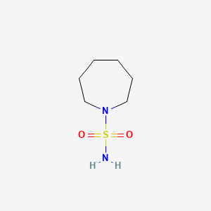 molecular formula C6H14N2O2S B1208690 Azepane-1-sulfonamide CAS No. 4108-89-8
