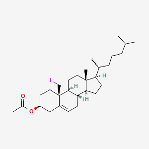 molecular formula C29H47IO2 B1208695 19-Iodocholesterol 3-acetate CAS No. 4561-90-4