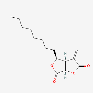 molecular formula C15H22O4 B1208696 Isoavenaciolide CAS No. 33644-09-6