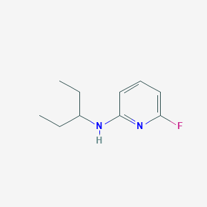 molecular formula C10H15FN2 B12086968 6-fluoro-N-(pentan-3-yl)pyridin-2-amine 