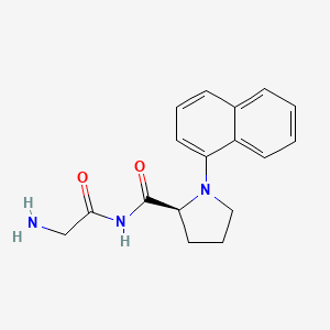molecular formula C17H19N3O2 B1208698 Glycyl-proline-1-naphthylamide CAS No. 69519-57-9