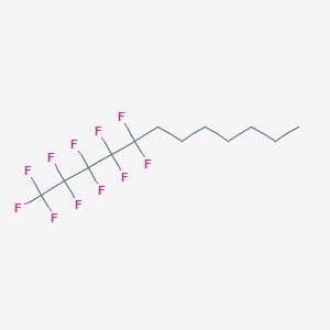 molecular formula C12H15F11 B12086997 Dodecane, 1,1,1,2,2,3,3,4,4,5,5-undecafluoro- CAS No. 1980053-95-9