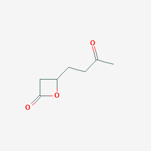 4-(3-Oxobutyl)oxetan-2-one