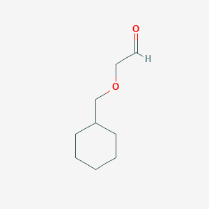 molecular formula C9H16O2 B12087019 2-(Cyclohexylmethoxy)acetaldehyde 