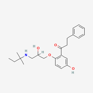 molecular formula C23H31NO4 B1208704 5-Hydroxydiprafenone CAS No. 127848-69-5