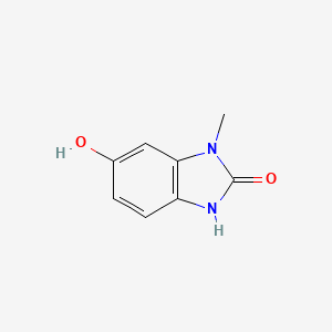 molecular formula C8H8N2O2 B12087050 6-hydroxy-1-methyl-1H-benzo[d]imidazol-2(3H)-one 