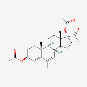 molecular formula C26H36O5 B1208709 Acetomepregenol CAS No. 3116-07-2