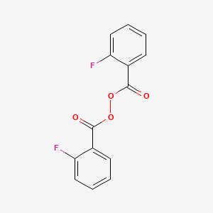 molecular formula C14H8F2O4 B12087106 Bis(2-fluorobenzoyl) peroxide CAS No. 634-51-5
