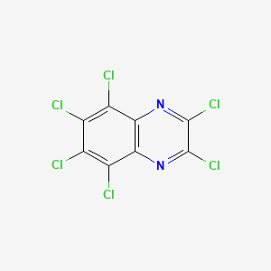 molecular formula C8Cl6N2 B12087139 Hexachloroquinoxaline CAS No. 2958-88-5