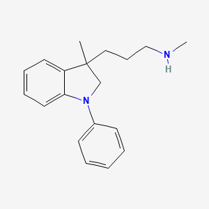 molecular formula C19H24N2 B1208716 Daledalin CAS No. 22136-27-2