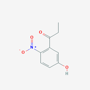 molecular formula C9H9NO4 B12087172 1-Propanone, 1-(5-hydroxy-2-nitrophenyl)- CAS No. 453518-19-9