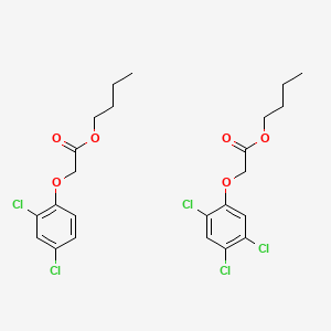molecular formula C24H27Cl5O6 B1208718 橙剂 CAS No. 39277-47-9