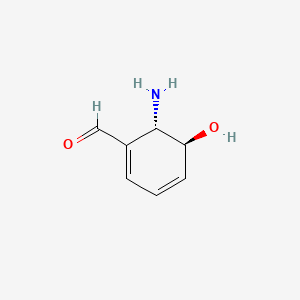 6-Amino-1-formyl-5-hydroxy-1,3-cyclohexadiene