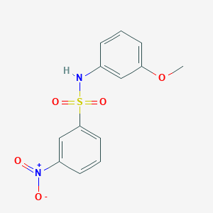 molecular formula C13H12N2O5S B12087230 N-(3-methoxyphenyl)-3-nitrobenzenesulfonamide 