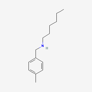 molecular formula C14H23N B12087240 Hexyl[(4-methylphenyl)methyl]amine 